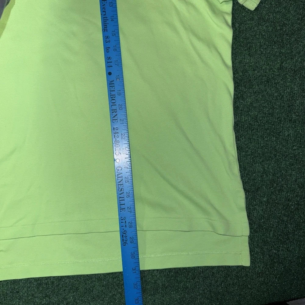 Mens Polo Ralph Lauren‎ Lime Green Polo Shirt Size 2XL Q19